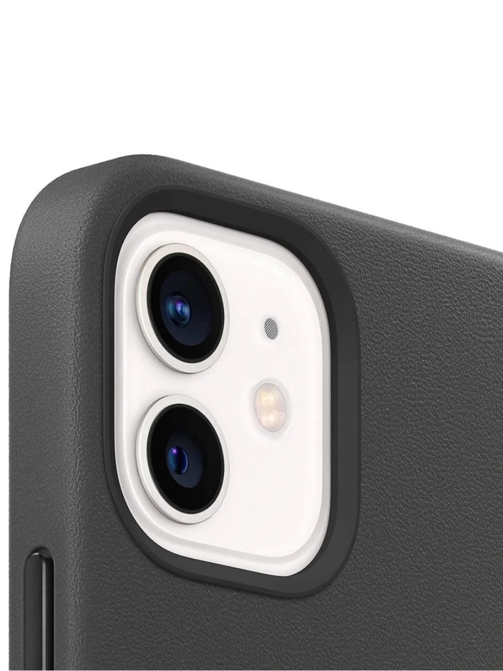 Apple Black iPhone 12 Mini Leather Case
